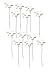 12 White Replacement Standard Trigger Sprayers, Trigger & Nozzle Spray Head for 32 Oz Bottles
