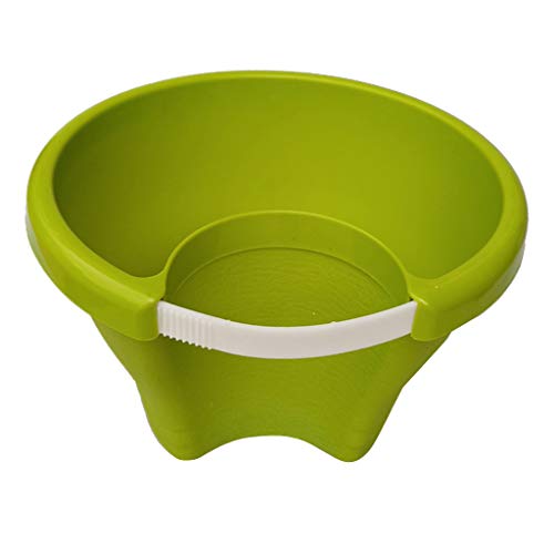 Preisvergleich Produktbild FLAMEER Rohr / Baum Hängen Blumentöpfe Pflanzen Halter Mit Verstellbarem Gürtel, Hängende Pflanzer Für Indoor Outdoor Gartendekoration, Grün