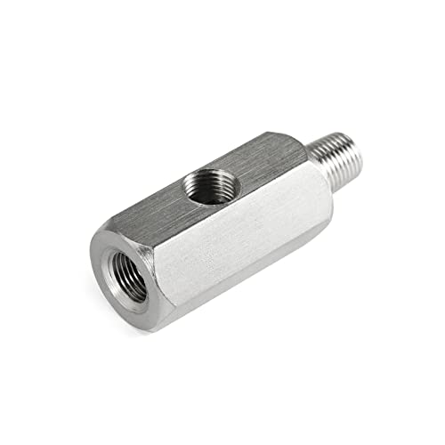 1/8 Npt Oil Pressure Sensor Adapter Turbo Supply Feed Line Gauge Port Tee Adapter #TOP6
