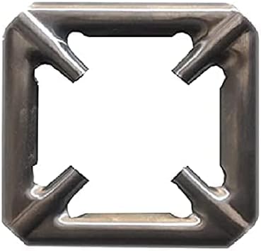Cindrella Kepy The Mall Pcs Of 1 Heavy Quality Stainless Steel LPG Open Gas Stove Stand Pan Support Removable Square For Small Utensil 12.5X12.5X1 CM