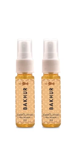 AL MASNOON Bakhoor Perfume Spray - 30ml, Pack of 2 - Arabic Incense Sweet Fragrance, Exotic and Long-Lasting Aroma for Men and Women"