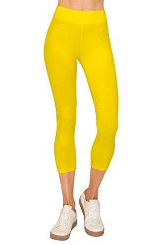 EttelLut Cotton Spandex Basic Leggings Pants-Jersey Full/Capri Regular/Plus Size3