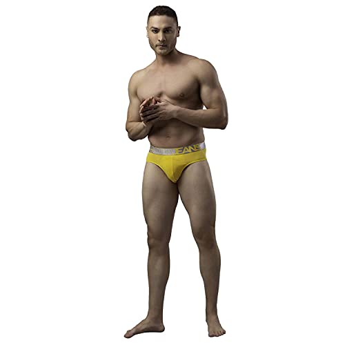 Image of Underjeans Men Cotton Blend Brief - Pack of 2