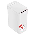 iTouchless 3 Gallon Bathroom Sensor Trash Can, 10 Liter Slim Touchless Automatic Small Garbage Bin with Lid, Narrow Smart Motion Control Commercial Waste Basket for Bedroom, Office, White
