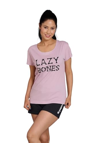 Image of Go Devil Women's Casual Printed Round Neck Oversized Stylish T Shirt