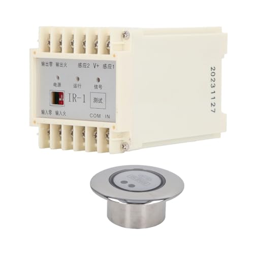 Yctze Controlador de Inducción de SPA de Acero Inoxidable de Primera Calidad - Control con Función de Retardo de Tiempo Piscina, Sauna e Hidroterapia - Accesorio de SPA Fácil de Usar, Duradero y