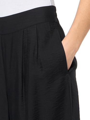 john mark Women's Wide Leg Pull on Ankle Pant with Pockets3