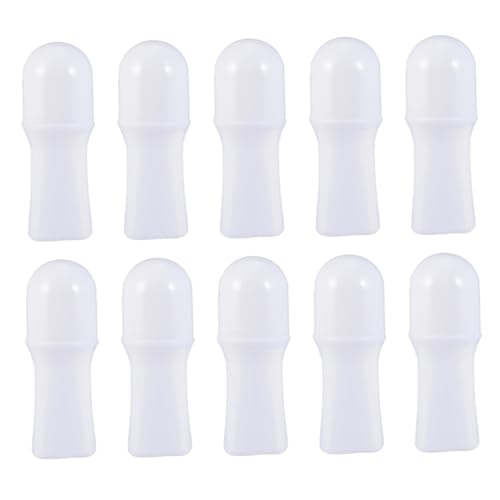 TOVINANNA 10Pcs Botella De Rodillo Desodorizador Botellas De Viaje Para Aceite Esencial Botellas De Aceite Esencial Botellas De Botellas Vacías Botellas Con Bolas De Rodillo Botellas