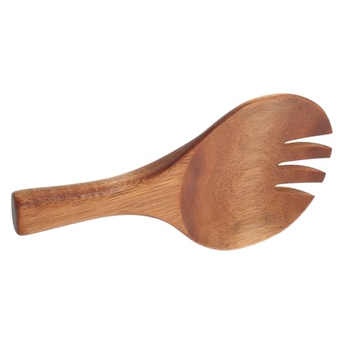 MOLUCKFU Artiglio per Insalata in Legno Utensili da Servizio Insalata pinze insalate