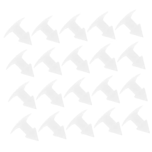 STOBOK 50 Stück Zubehör für Schutzhelme Hardhat-Ersatzeinsatz Doppelkappennieten Zubehör für Baumützen Befestigungen für Schutzhelme ersetzen Beschichtung Verschluss Abs Weiß