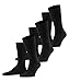 Produktbild FALKE Herren Socken Family Multipack M So nachhaltige Baumwolle einfarbig 3 Paar, Schwarz Black 3000, 43-46