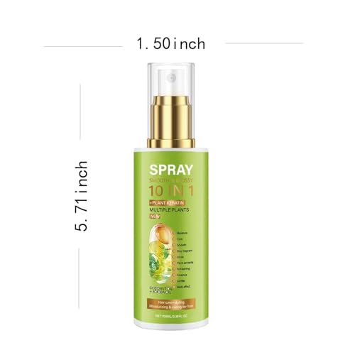 Spray capilar hidratante 10 en 1 con keratina vegetal 3.527 oz miniatura 7