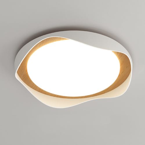 Plafonnier LED moderne blanc 40 cm pour éclairage de chambre
