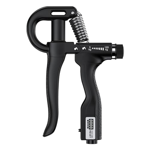 Grip Strengthener 5-120KG Hand Grip Forearm Strengthener R-Shaped Adjustable Grip Training Devices resis-tance Hand Grips Trainer Forearm Strengthener Hand Exerciser Grip Strengthener