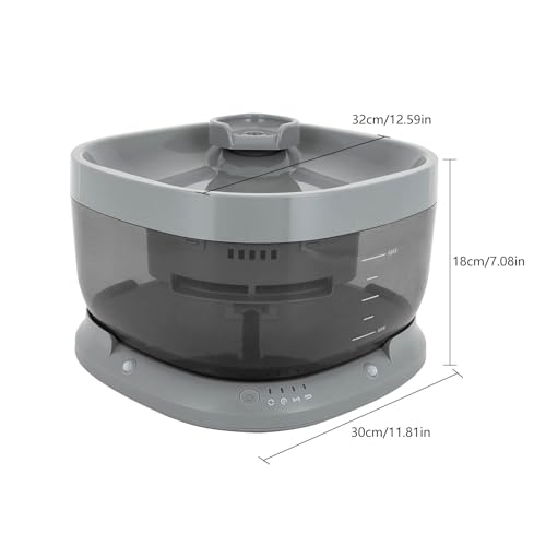 Fuente de agua para gatos con capacidad de 1.85 galones miniatura 2