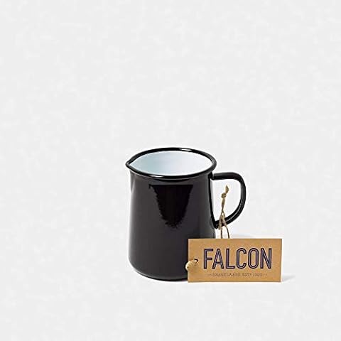 Falcon Enamelware Enamel One Pint Jug Coal Black Cover