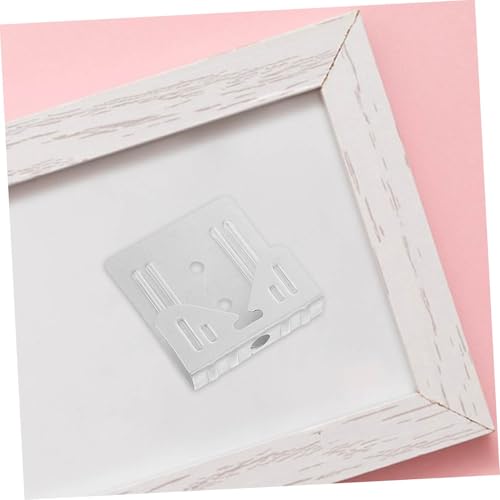 Image of Balacoo 10pcs Mirror Hooks for Door Over The Door Hanging Kit Heavy Duty Mirror Mounting Clips Picture Hanger Hardware Frame Hanger Brackets