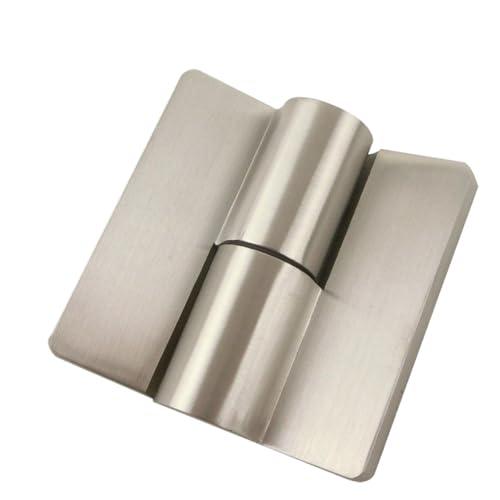 JWBSTUIW 2pcs 304 Stainless Steel Public Toilet Concealed Door Hinge(Left Open)