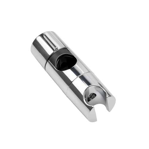 Support Pommeau de Douche, 19–25 mm, Support Douchette en ABS Chromé Résistant, Fixation Pommeau de Douche Coulissante pour Barre de Douche, Installation...