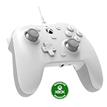 GameSir G7 HE C Wired Xbox Controller,Officially licensed Controller with Hall Effect Joysticks for Xbox Series X|S, Xbox One, Windows 10|11,xbox Officially licensed controller (White)