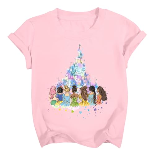 Image of Magical Shirt for Girl: Magic Kingdom Prinecess Tshirt Princess Shirts Youth Girls Cute Family Vacation Trip Tee
