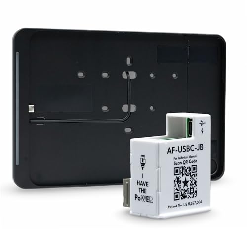 Soporte de Pared PoE Texas para iPad 10a Generación con Indicador LED y Adaptador PoE AF-USBC-JB miniatura 1