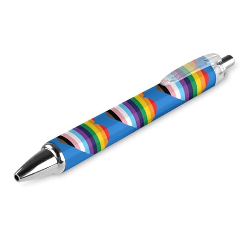 Pack de bolígrafo retráctil arcoíris LGBT de 0,5 mm para notas coloridas y papelería bonita