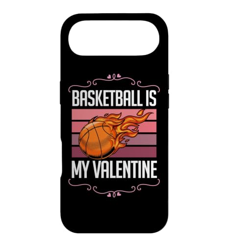 Basketball Is My Valentine Funny Anti-Valentine Heart Love �X�}�z�P�[�X iPhone Air �p
