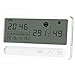 1pc LCD Electronic Bureau Horloge Température Humidité Compteur Réveil Hygromètre Thermomètre High-Precision Digital Hygrothermographe