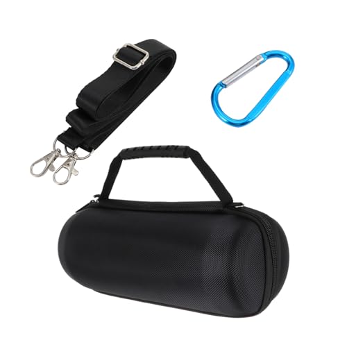 Mipcase 1set Pulse4 Storage Bag Travel Case Speakers Cable Headphone Case Portable Charge Go Suitcases Travel Case Oxford Cloth Black