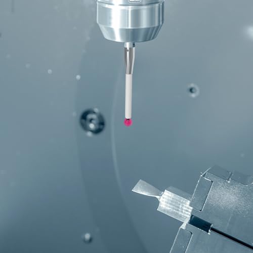 Image of CMM Touch Probe Stylus For Renishaw A-5000-3709 Test Probes Leads 50mm Ball Ceramic Stem, Thread, 6mm Ball (2Pcs)