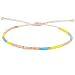 Produktbild KELITCH Miyuki Perlenarmband Handgemachte Strang Freundschaftsarmbänder Mode Damen Armreifen Schmuck (Gelb)