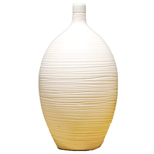 HH-CC Florero de cerámica para manualidades ornamento florero de cerámica ornamento secado florero SHANCL (Color: B) Cover