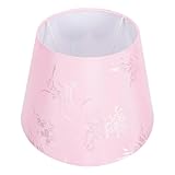 Abat-jour brodé : ce produit est d'une confection exquise, sa forme est simple et élégante, et son support de fixation est robuste et durable