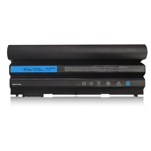 97Wh M5Y0X 9-Cell Laptop Battery for Dell Latitude E6420 E6430 E6440 E6520 E6530 E6540 E5420 E5430 E5520 E5530 Inspiron 4420 5420 5425 7420 7520 N4420 N4720 N5420 M421R M521R 2P2MJ NHXVW 71R31