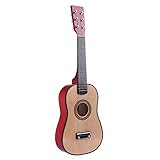 [page_title]-LOSGO 6 Saiten Kindergitarre aus Holz Schöne Spielgitarre Süsse Erste Gitarre Klassische Gitarre Einstieg ab 3 Jahre