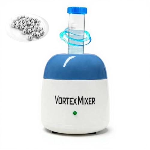 ABEST - ABEST Mini Vortex Mixeur, mélangeur peinture pour salons de manucure, peintres et bricoleurs, 5200RPM agitateur de peinture de laboratoire Vortex avec fonction tactile(bleu)