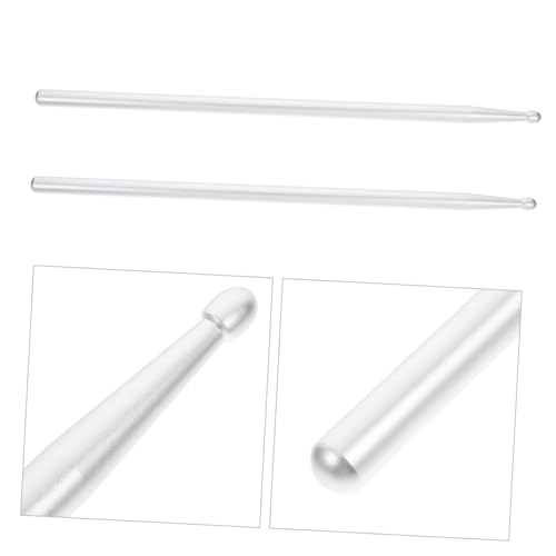 1 par de baquetas de aleación de aluminio para batería y accesorios miniatura 7