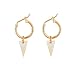 Produktbild Faliya Einfache Anhänger-Ohrringe, einfache geometrische Kreise Kreolen Ohrringe mit kleinen Dreieck-Anhänger Ohrringe Modeschmuck Ohrringe für Frauen Mädchen Geschenke Siehe Produktbeschreibung gold