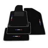 Alfombrillas a medida para Peugeot 508 2010-2019. Composición del juego: 2 alfombras delanteras y 2 alfombras traseras, botones originales instalados.