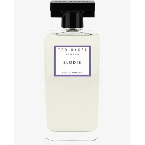 Ted Baker Floret Elodie Eau de Toilette for Women, Notes of Pink Pepper and Bergamot with Cedarwood and Amber Base Notes, Glass Bottle, 100ml 3.4 fl oz