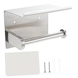 Support mural pour porte-papier toilette - apporte de la commodité à votre salle de bain en offrant un espace de rangement supplémentaire à votre porte-papier toilette, support de papier toilette de salle de bain