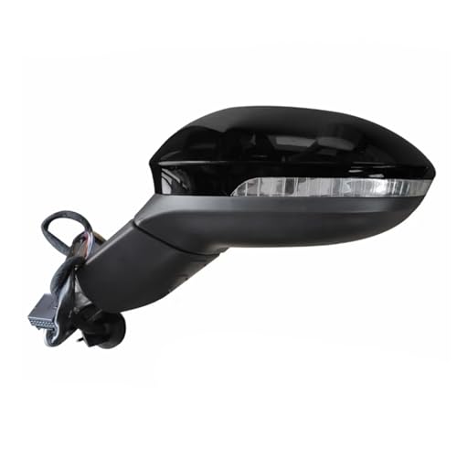 Rétroviseur dégivrant et électrique pour Golf 8 avec clignotant intégré côté gauche style 2