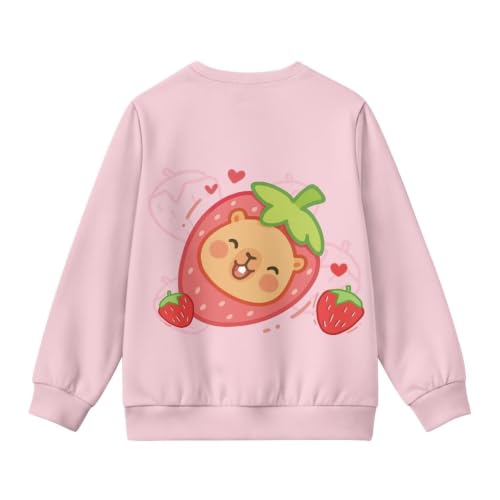 Image of Girls Cardigans Sweater Long Sleeve Crew Neck Button Down Sweaters School Outerwear for Kids Fall Winter Tops