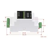 Przemysłowy serwer szeregowy RS485 do RJ45 Ethernet Obsługa akwizycji danych