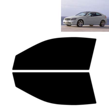 Tönungsfolie Mercedes C Class W203 - 5% Tiefschwarz Passgenau