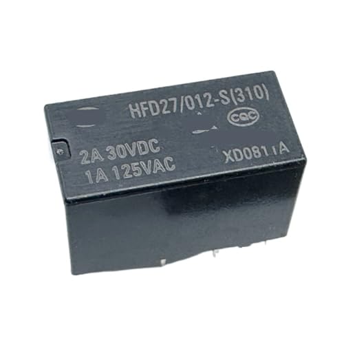 Relais 8 broches HFD27 012-S(310) compatible avec le format standard 4078-12V