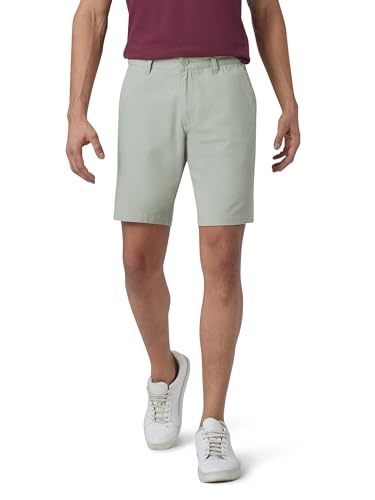 XYXX Men's Element Chino Shorts | Solid Straight Fit | 100% Cotton with Dual Pockets & Plus Sizes