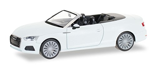 Herpa Miniaturmodelle GmbH- Herpa 028769-Vehículo, Audi A5 Convertible, Ibis Blanco (028769)