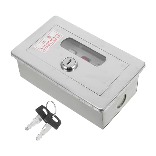 Interrupteur momentané pour porte coupe-feu boîtier de commande carré Gatuida